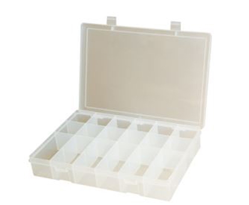 18 Compartment Small Plastic Box