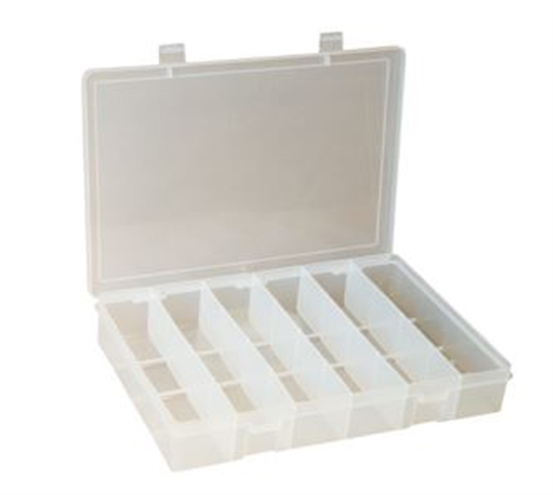 6 Compartment Small Plastic Box