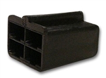 Metri-Pack 4-Way Female Connector, Black, 56 Series Delphi 2977048
