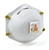 3M N95 Disposable Respirator, Exhalation Valve, 8511