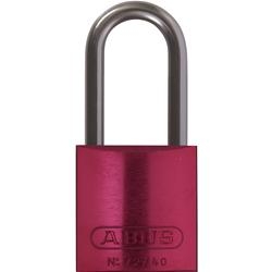 Lockout Tagout Padlock, Aluminum, Red, Abus 09598