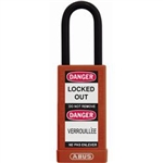 LOTO Long Body Lock, Red, 1.5” Shackle Abus 09885