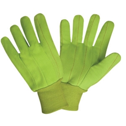 Cordova Hi-Vis Lime Work Gloves, Large 2850CD