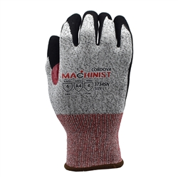 Cordova Nitrile Palm Cut Resistant Glove Machinist 3734SN