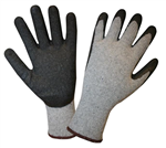 Cordova Gray Knit Gloves, Black Palm Coating 3885