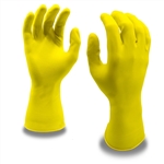 Cordova Lined Latex Gloves, 16 Mil, Yellow 4250R