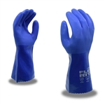 Cordova Oil Resistant Gloves, Blue PVC, Flex 5320
