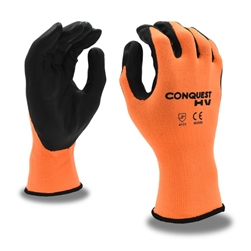 Cordova Hi-Vis Coated Knit Gloves Conquest 6935