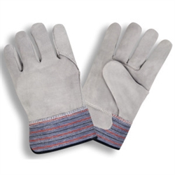 Cordova Leather Work Gloves, Canvas Cuff 7330