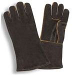 Cordova Welding Glove, Black Leather, Large 7625