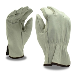 Cordova Leather Work Gloves, Beige Cowhide 8212