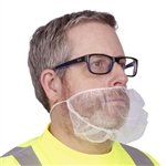 Cordova Disposable Beard Cover, White Nylon BN/10