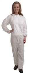 Cordova Disposable Coveralls, Zipper CO55