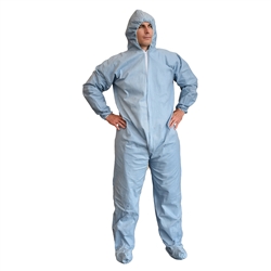 Cordova FR Disposable Coverall, Hood/Boots, 4XL FRC400