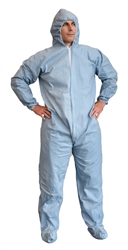 Cordova FR Disposable Coverall, Hood/Boot Large FRC400