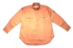 Cordova Fire Rated Work Shirt, Khaki Large FZ200