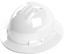 Cordova Vented Hard Hat, Full Brim, 4 Pt. Ratchet H34R1V