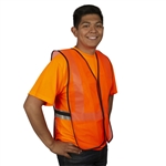 Cordova Cheap Safety Vest, Orange Mesh V100
