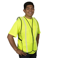 Cordova Safety Vest, Reflective Tape, Lime V111