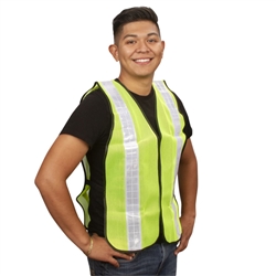 Cordova Safety Vest, Reflective Tape, Lime V121