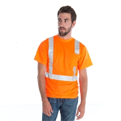 Cordova Class 2 Safety Shirt, Short Sleeve Orange V410