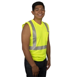 Cordova Class 2 Sleeveless T-Shirt, Lime V421