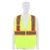 Cordova Class 2 Safety Vest, Pockets, Lime VS2723P
