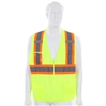 Cordova Class 2 Safety Vest, Pockets, Lime VS2723P