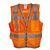 Cordova Class 2 Surveyor Vest, Orange, Pockets VS295