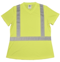 Cordova Class 2 Safety Shirt, Lime, Ladies VW461