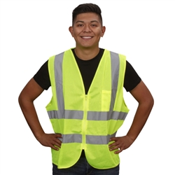 Cordova Class 2 Safety Vest, Lime Mesh VZ241P