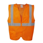 Cordova Class 2 Safety Vest, Orange, Zipper VZ260P