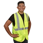 Cordova Class 2 Safety Vest, Lime, Zipper VZ261P