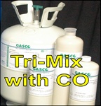 Gasco Calibration Gas, 3 Gas Mix (LEL/O2/CO)