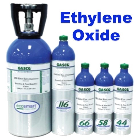 Gasco Ethylene Oxide Calibration Gas for Gas Detector