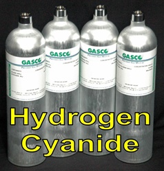 Gasco Hydrogen Cyanide Calibration Gas Mixture