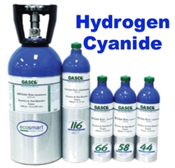 Gasco Hydrogen Cyanide Calibration Gas Mix, EcoSmart