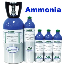 Gasco Ammonia Calibration Gas Mixture, EcoSmart