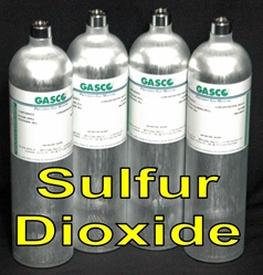 Gasco Sulfur Dioxide Calibration Gas Mixture