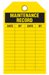 Maintenance Record Tags, Grommets