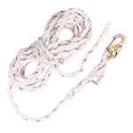 KStrong 25 Ft White Polydac Rope Lifeline UFR200025