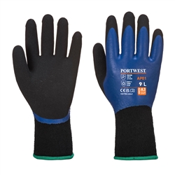 Portwest Waterproof Glove, Insulated, Cut A3, AP01