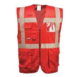 Portwest Iona Safety Vest, Red, F476