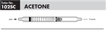 Sensidyne Acetone Gas Tubes, 0.01 - 4.0%, 102SC