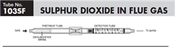 Sensidyne Sulfur Dioxide in Flue Detector Tube 103SF, 0.02- 0.3%