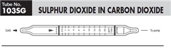 Sensidyne Sulfur Dioxide in Carbon Dioxide Detector Tube 103SG