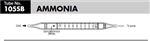Sensidyne Ammonia Gas Detector Tube 105SB, 50-900 ppm