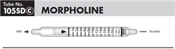 Sensidyne Morpholine Gas Detector Tube 105SDc, 2-22 ppm