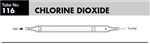 Sensidyne Chlorine Dioxide Gas Detector Tube 116, 1-20 ppm