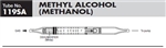 Sensidyne Methyl Alcohol Gas Detector Tube 119SA, 0.05 - 6%